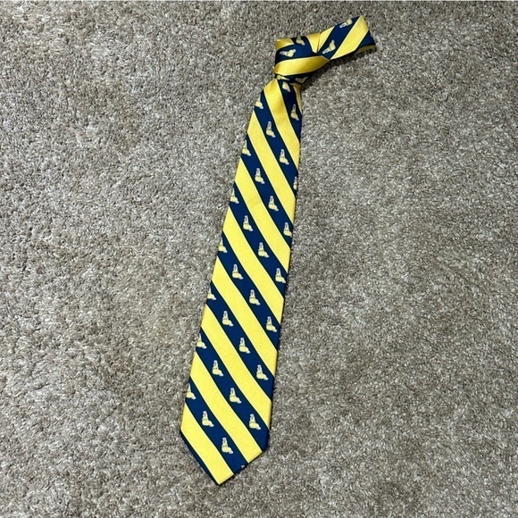 The Jordine Collection yellow and blue tie ya - Picture 1 of 3